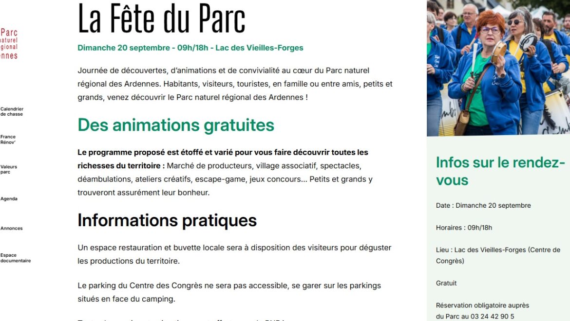Fête du parc